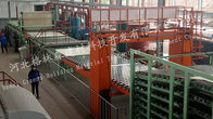 चीन गर्मी बनाए रखने की गुणवत्ता की गारंटी उच्च घनत्व खनिज ऊन बोर्ड उत्पादन लाइन कंपनी