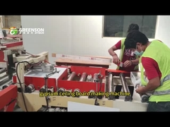 डबल साइड पीवीसी और एल्यूमीनियम पन्नी प्लास्टरबोर्ड लैमिनेशन मशीन