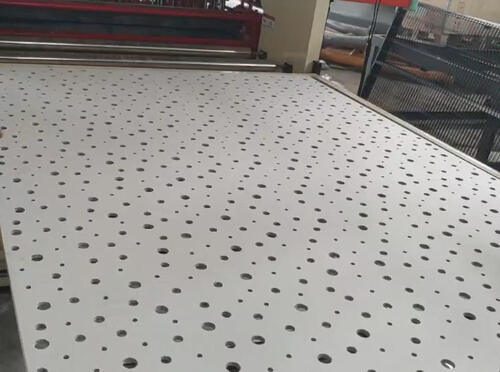 नवीनतम कंपनी ब्लॉग के बारे में Automatic Gypsum Board Punching Machine for Small Business | Servo Gypsum Ceiling Tile Perforating Machinery