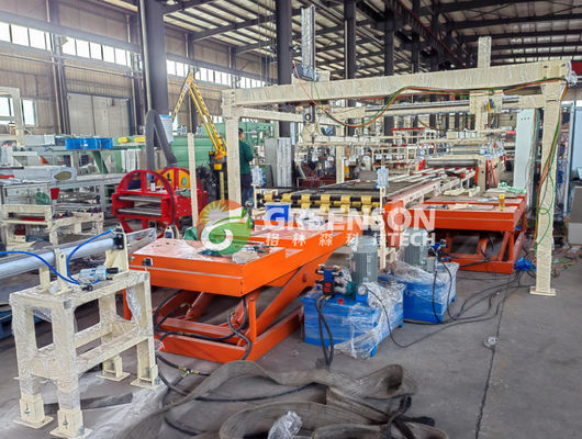 अच्छी कीमत Fully Automatic Lamination Machine for PVC Film Gypsum Board with 380V 50HZ Voltage and 2-6 Million Square Meters Capacity ऑनलाइन