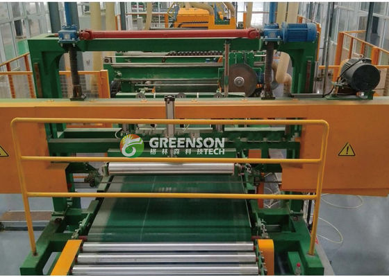 पीएलसी नियंत्रण प्रणाली के साथ इलेक्ट्रिक हीटिंग लो नॉइज़ मिनरल वूल बोर्ड उत्पादन लाइन