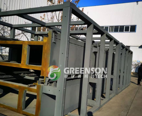 अच्छी कीमत 1200 मिमी-2400 मिमी लंबाई, पीएलसी नियंत्रण और 30000-60000 टन वार्षिक क्षमता के साथ अनुकूलित रॉक वॉल उत्पादन लाइन ऑनलाइन