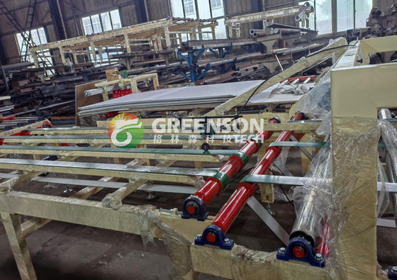 अच्छी कीमत High Precision PVC Film Lamination Machine with Automated Operation and 1 Year Warranty for Gypsum Ceiling Tile Production ऑनलाइन