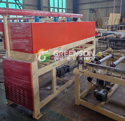 अच्छी कीमत पीएलसी नियंत्रित पूर्ण स्वचालित लेमिनेशन मशीन 15 मीटर/मिनट की गति के साथ 2x2 पीवीसी जिप्सम छत टाइलों के लिए ऑनलाइन