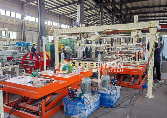 अच्छी कीमत Fully Automatic Gypsum Board Lamination Machine with 100KW Power and Smooth Performance for PVC Film Lamination ऑनलाइन