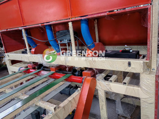 अच्छी कीमत 4KW स्थापित पावर के साथ पूरी तरह से स्वचालित लेमिनेशन मशीन ≤1300mm प्रभावी चौड़ाई 5-30mm जिप्सम छत टाइल्स के लिए ऑनलाइन