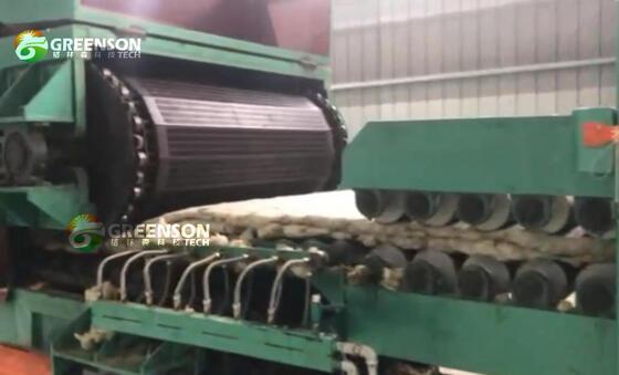 1200-2400 मिमी बोर्ड चौड़ाई के साथ रॉक वूल उत्पादन लाइन, 80-200kg/m3 घनत्व और विदेशी इंजीनियर समर्थन