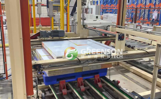 अच्छी कीमत 55kw पीवीसी फिल्म-लेपित जिप्सम बोर्ड मशीन 1300 मिमी अधिकतम लेमिनेटिंग चौड़ाई के साथ 2-6 मिलियन वर्ग मीटर / वर्ष के लिए उत्पादन ऑनलाइन