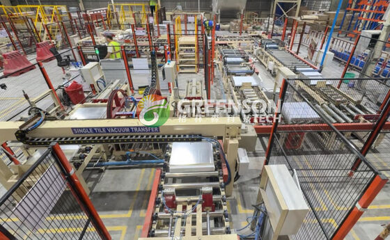 Fully Automatic Plasterboard Laminating Machine with 1300mm Effective Lamination Width and 3-15m/min Adjustable Speed for Gypsum Ceiling Tile Production