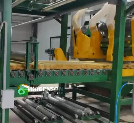 अच्छी कीमत पीएलसी नियंत्रण के साथ अनुकूलित रॉक ऊन उत्पादन लाइन 1.2 मीटर चौड़ाई और खनिज ऊन बोर्ड विनिर्माण के लिए प्राकृतिक गैस गुंबद ऑनलाइन