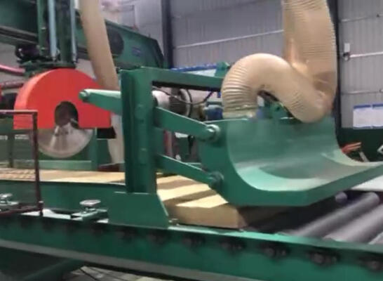 पीएलसी नियंत्रित उच्च तापमान इलाज रॉक ऊन उत्पादन लाइन 80-200kg/m3 कच्चे माल के घनत्व के साथ