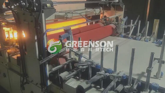 अच्छी कीमत 5-17 मीटर/मिनट उत्पादन गति के साथ एमडीएफ बोर्ड के लिए स्वचालित पीयूआर गर्म गोंद लेमिनेटिंग मशीन ऑनलाइन