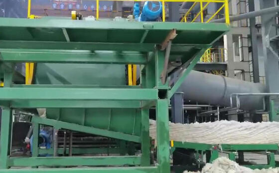 अच्छी कीमत रॉक वूल उत्पादन लाइन के लिए उच्च दक्षता वाला कपोला फर्नेस, 10-15 मीटर प्रति मिनट की गति और 80-200 किग्रा/मी³ कच्चे माल के घनत्व के साथ ऑनलाइन