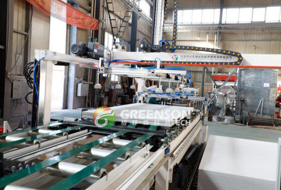अच्छी कीमत Fast Gypsum Board Strip Cutting Machine For 1200 Mm*2400 Mm Boards Producing 100mm Wide Slats ऑनलाइन