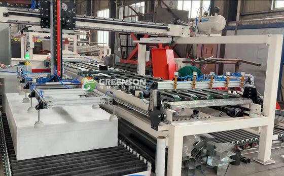 अच्छी कीमत Industrial Gypsum Board Saw Machine 3 Pieces/Minute Cutting Speed For 1200 Mm*2400 Mm Boards Dust Free Operation ऑनलाइन