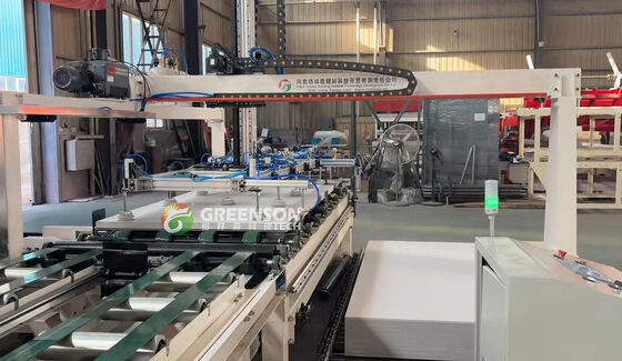 अच्छी कीमत Automatic Gypsum Board Strip Cutting Machine For 1200 Mm*2400 Mm Boards Dust Free Operation ऑनलाइन