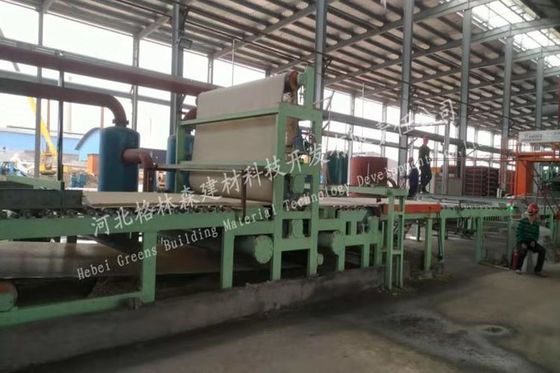 उच्च क्षमता खनिज फाइबर बोर्ड उत्पादन लाइन निर्माण सामग्री मशीनरी
